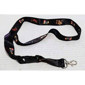 JOURNEYS VANS WARPED TOUR 2018 SKATEBOARDING THEMED LANYARD KEY CHAIN ID HOLDER